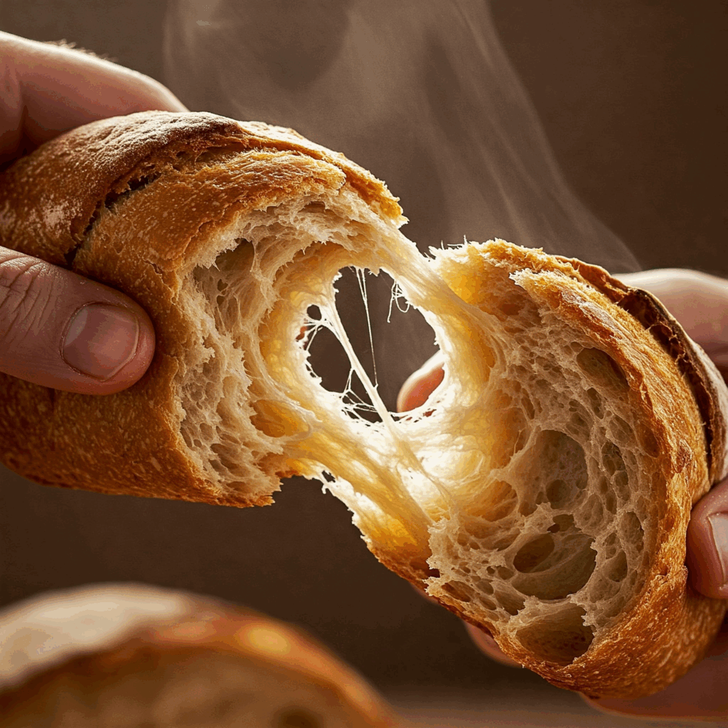 what is gluten stretchy bread example