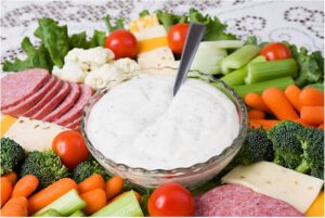 homemade ranch dressing in bowl